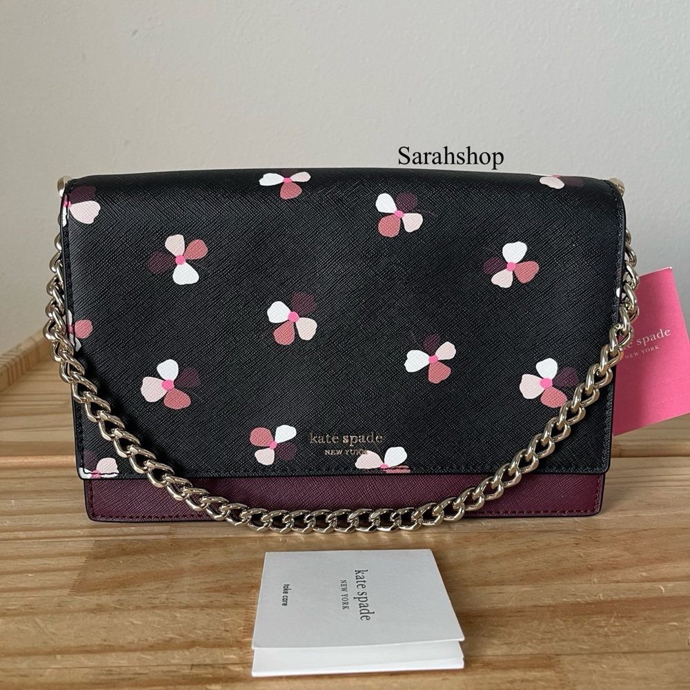 ♠️Kate Spade Cameron Dusk Buds Ditsy Convertible Crossbody